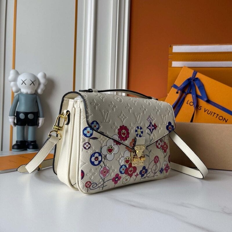 【AT8839】ルイ・ヴィトン × 村上隆コラボレーション フラワーレザーハンドバッグ | Louis Vuitton
