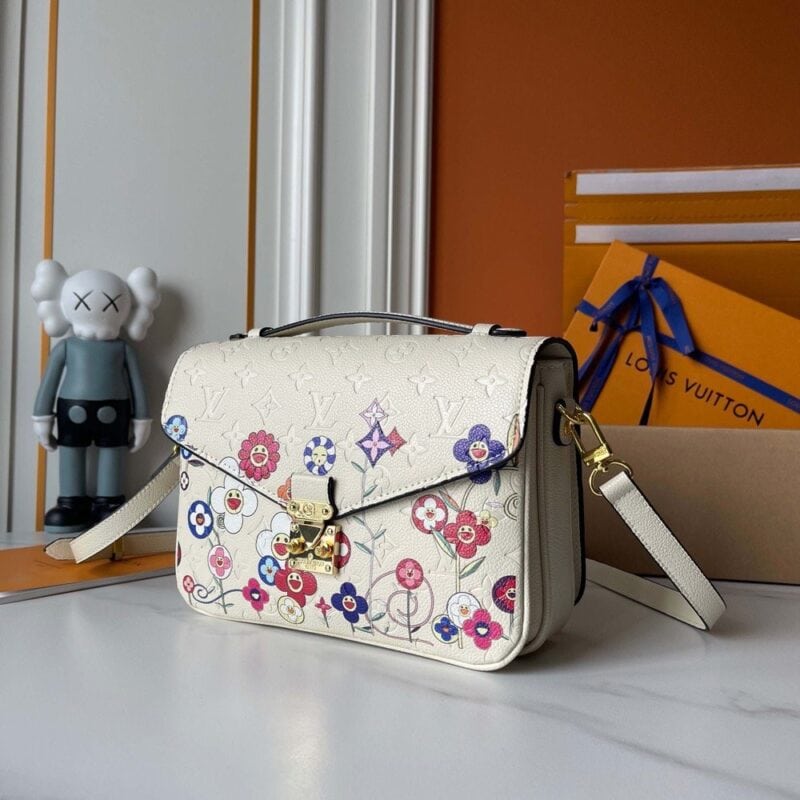 【AT8839】ルイ・ヴィトン × 村上隆コラボレーション フラワーレザーハンドバッグ | Louis Vuitton
