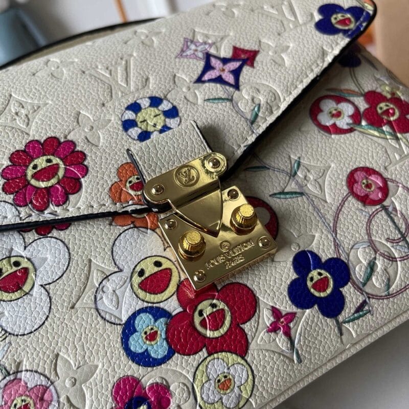 【AT8839】ルイ・ヴィトン × 村上隆コラボレーション フラワーレザーハンドバッグ | Louis Vuitton