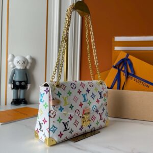 【AT8844】ルイ・ヴィトン Monogramカラフルプリントハンドバッグ | LV