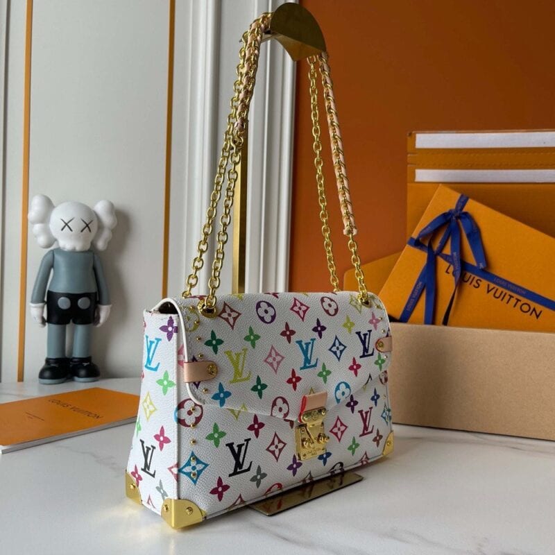 【AT8844】ルイ・ヴィトン Monogramカラフルプリントハンドバッグ | LV