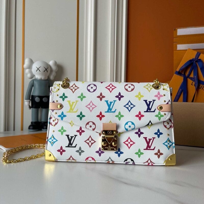 【AT8844】ルイ・ヴィトン Monogramカラフルプリントハンドバッグ | LV