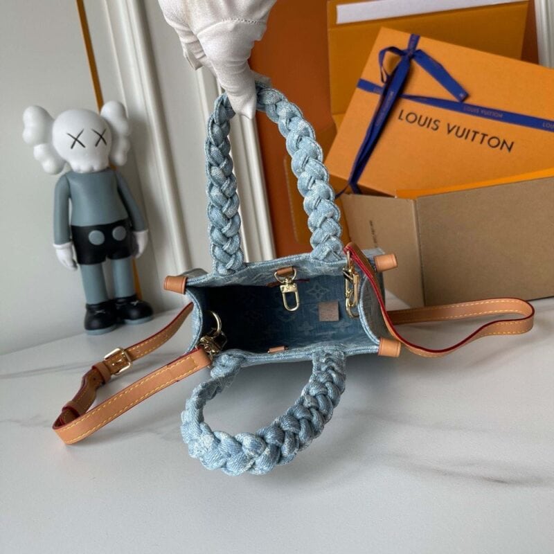 【AT8845】ルイ・ヴィトンデニムハンドバッグ：都会のエリートにふさわしいエレガントなバッグ | Louis Vuitton