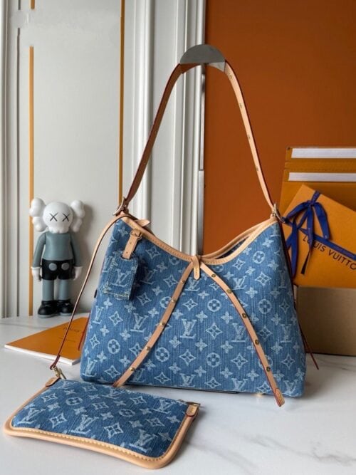 【AT8848】ルイ・ヴィトン Classic デニム CarryAll バッグ、都会のファッション精神を演出！ | Louis Vuitton