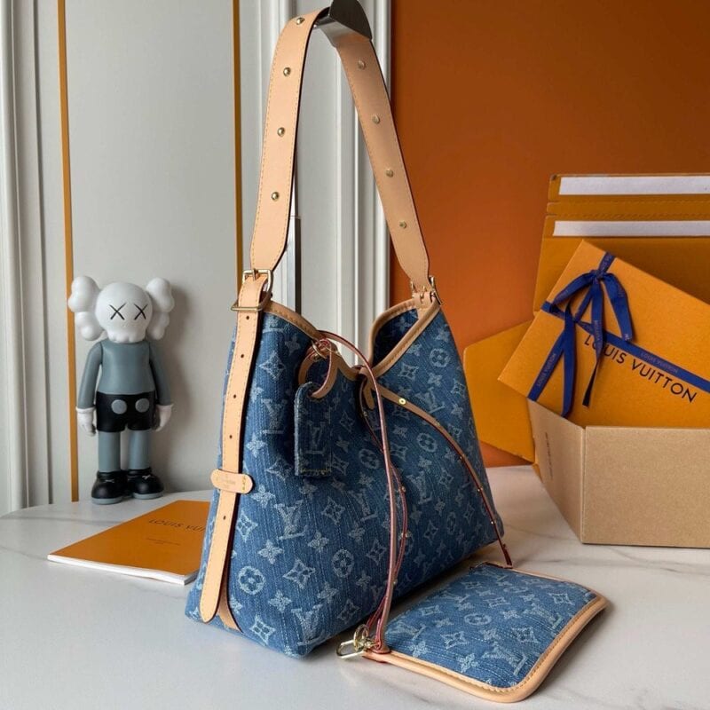 【AT8848】ルイ・ヴィトン Classic デニム CarryAll バッグ、都会のファッション精神を演出！ | Louis Vuitton