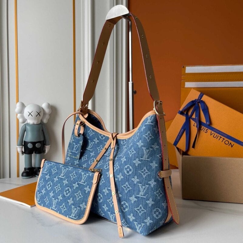 【AT8848】ルイ・ヴィトン Classic デニム CarryAll バッグ、都会のファッション精神を演出！ | Louis Vuitton