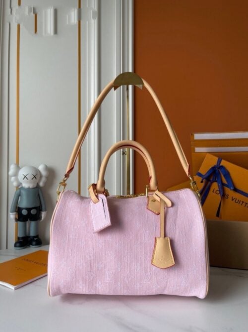 【AT8849】ルイ・ヴィトン Speedy Soft ピンクハンドバッグ - 上品でエレガントなファッションアクセサリー | Louis Vuitton Malletier