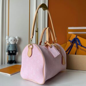 【AT8849】ルイ・ヴィトン Speedy Soft ピンクハンドバッグ - 上品でエレガントなファッションアクセサリー | Louis Vuitton Malletier