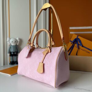 【AT8849】ルイ・ヴィトン Speedy Soft ピンクハンドバッグ - 上品でエレガントなファッションアクセサリー | Louis Vuitton Malletier
