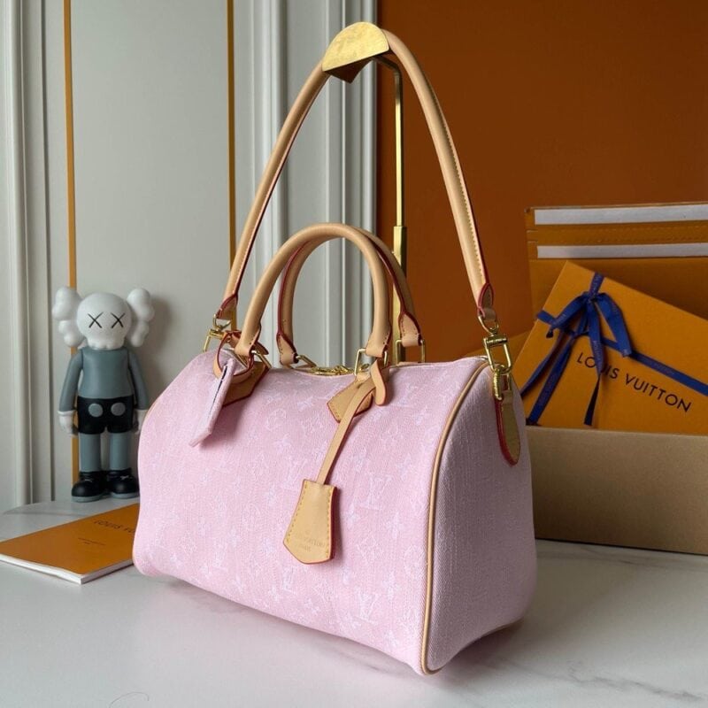 【AT8849】ルイ・ヴィトン Speedy Soft ピンクハンドバッグ - 上品でエレガントなファッションアクセサリー | Louis Vuitton Malletier