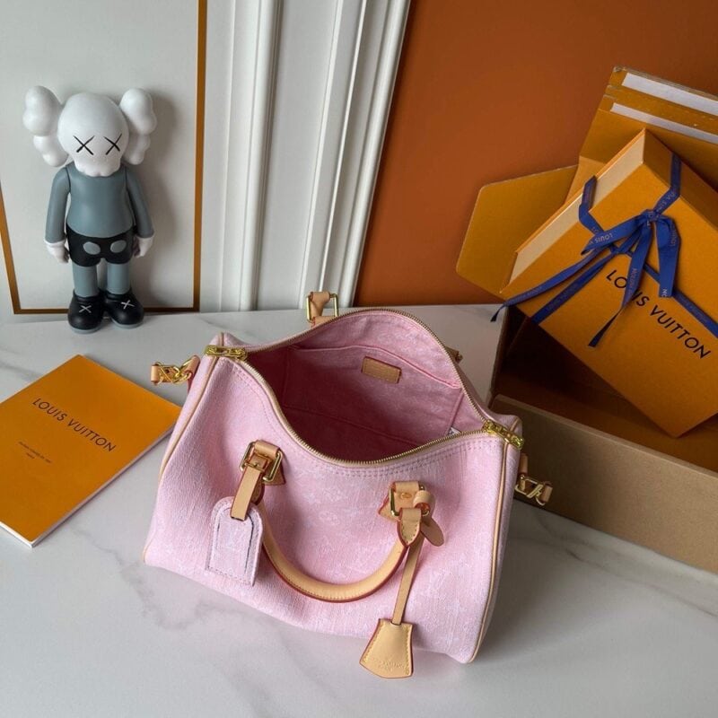【AT8849】ルイ・ヴィトン Speedy Soft ピンクハンドバッグ - 上品でエレガントなファッションアクセサリー | Louis Vuitton Malletier