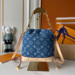 【AT8850】ルイヴィトンデニムバケツバッグ - デザイン性とエレガンスの融合 | ファッションアクセサリー | Louis Vuitton Paris