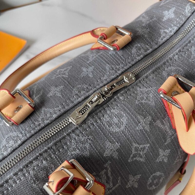 【AT8852】グレーデニムモノグラムハンドバッグ - ラグジュアリーな都会のエレガンス | LV