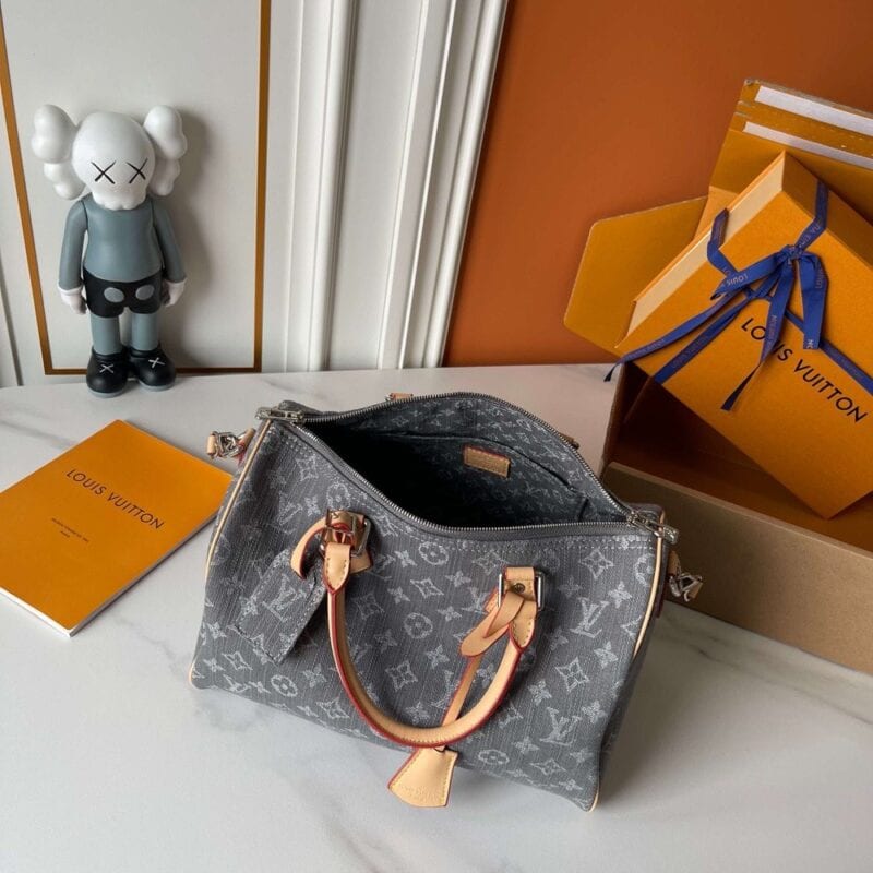【AT8852】グレーデニムモノグラムハンドバッグ - ラグジュアリーな都会のエレガンス | LV
