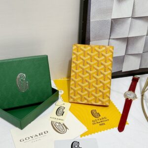 【AT8859】ゴヤール(Goyard) Grenelleパスポートケース - 高級レザーアクセサリー、旅行者に最適 | Maison Goyard