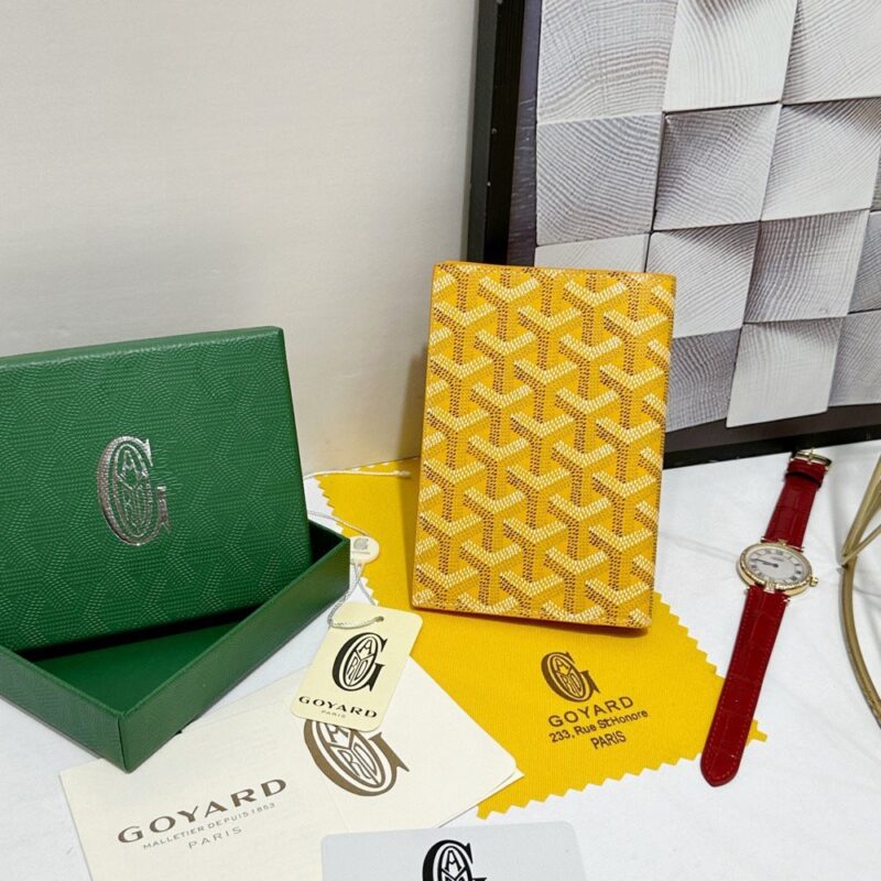 【AT8859】ゴヤール(Goyard) Grenelleパスポートケース - 高級レザーアクセサリー、旅行者に最適 | Maison Goyard