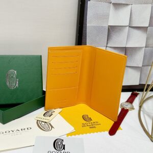 【AT8859】ゴヤール(Goyard) Grenelleパスポートケース - 高級レザーアクセサリー、旅行者に最適 | Maison Goyard