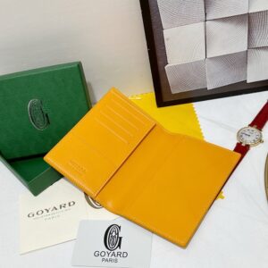【AT8859】ゴヤール(Goyard) Grenelleパスポートケース - 高級レザーアクセサリー、旅行者に最適 | Maison Goyard
