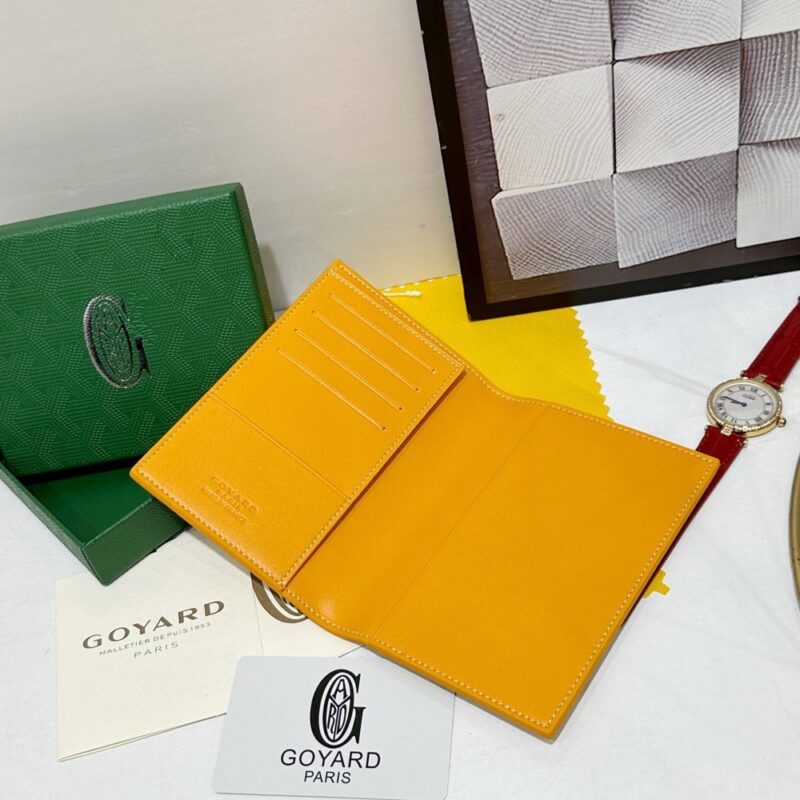 【AT8859】ゴヤール(Goyard) Grenelleパスポートケース - 高級レザーアクセサリー、旅行者に最適 | Maison Goyard