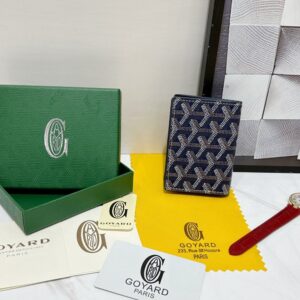 【AT8878】高品質Goyard メンズ名刺入れ - 海軍ブルーのビジネスアクセサリー | Maison Goyard