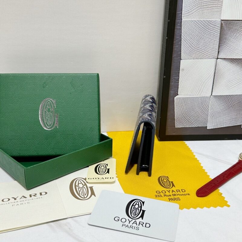 【AT8878】高品質Goyard メンズ名刺入れ - 海軍ブルーのビジネスアクセサリー | Maison Goyard