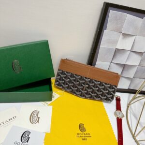 【AT8893】ゴヤール高級財布 - クラシックな幾何学模様と優雅な内面を持つ贅沢な生活態度 | Goyard