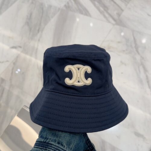【AT9161】Celine（セリーヌ）凱旋門ロゴフィッシャーマンハット、高級刺繍のブランド帽子 | Celine Paris