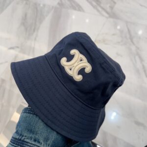 【AT9161】Celine（セリーヌ）凱旋門ロゴフィッシャーマンハット、高級刺繍のブランド帽子 | Celine Paris