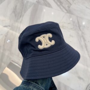 【AT9161】Celine（セリーヌ）凱旋門ロゴフィッシャーマンハット、高級刺繍のブランド帽子 | Celine Paris