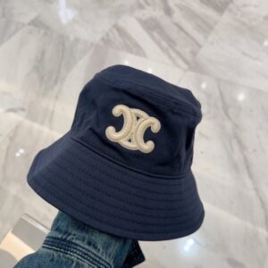【AT9161】Celine（セリーヌ）凱旋門ロゴフィッシャーマンハット、高級刺繍のブランド帽子 | Celine Paris
