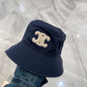 【AT9161】Celine（セリーヌ）凱旋門ロゴフィッシャーマンハット、高級刺繍のブランド帽子 | Celine Paris