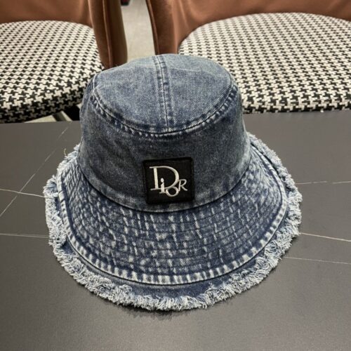 【AT9182】Dior デニム漁師帽 - 高級ブランドでストリートスタイルを表現 | Christian Dior