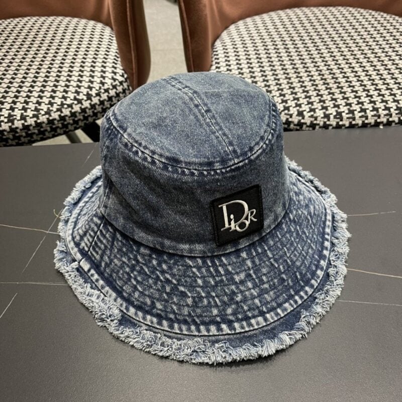 【AT9182】Dior デニム漁師帽 - 高級ブランドでストリートスタイルを表現 | Christian Dior