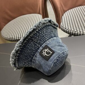 【AT9182】Dior デニム漁師帽 - 高級ブランドでストリートスタイルを表現 | Christian Dior