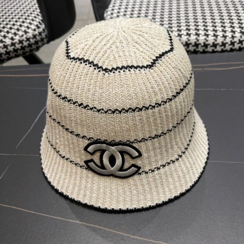 【AT9183】CHANEL 2024 ラグジュアリー ストライプキャスケット | Chanel Paris