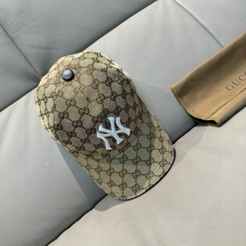 【AT9229】最高級グッチ×NYコラボベースボールキャップ | NY Yankees