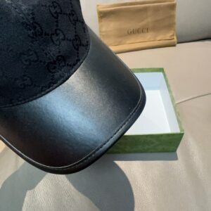 【AT9235】グッチ（Gucci）のクラシック野球帽 - 高級レザーとジャガードデザイン | Gucci Italy
