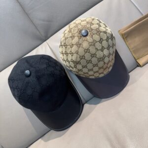 【AT9235】グッチ（Gucci）のクラシック野球帽 - 高級レザーとジャガードデザイン | Gucci Italy