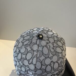 【AT9238】コーチのサインシリーズ野球キャップ｜シグネチャー柄生地とブラックレザーつば｜アメリカンラグジュアリーブランド | Coach New York
