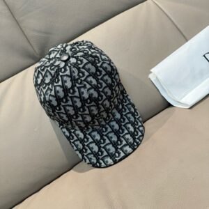 【AT9245】ディオール Dior レトロとモダンなデザインが融合した高級ジャガードサテンベースボールキャップ | Dior