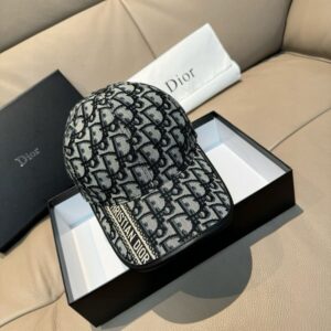 【AT9246】ディオールクラシックプリントベースボールキャップ - 最高級ファッションアクセサリー | Dior