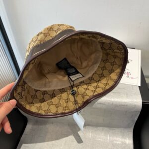 【AT9256】イタリア高級ブランドPrada帽子 - クラシックな漁帽、高級ジャカード生地、ダブルGロゴ、ファッションアイテム | Gucci Italy