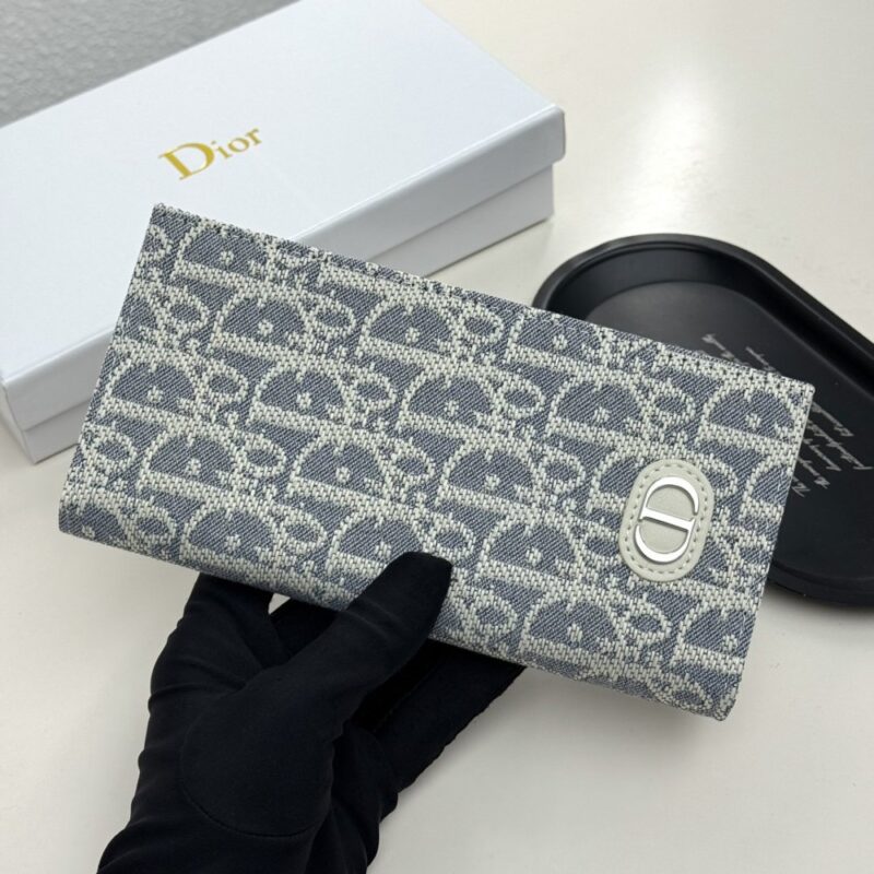 【AT9270】ディオール Oblique エンボス レザー 財布 - 高級ビジネス用途や都会での移動に最適 | Dior