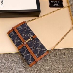 【AT9274】グッチ Gucciのジャッキー1961シリーズ ダブルGロゴキャンバス財布 | Gucci Firenze
