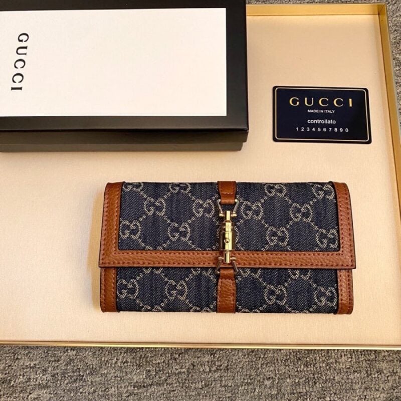 【AT9274】グッチ Gucciのジャッキー1961シリーズ ダブルGロゴキャンバス財布 | Gucci Firenze