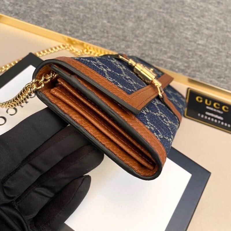 【AT9274】グッチ Gucciのジャッキー1961シリーズ ダブルGロゴキャンバス財布 | Gucci Firenze