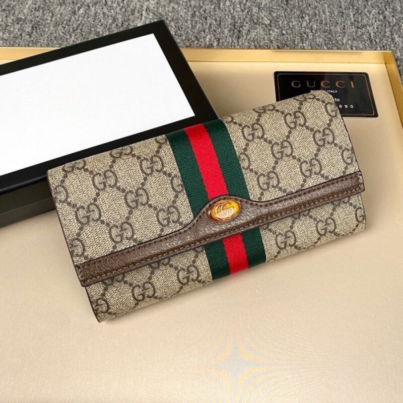【AT9275】グッチGGモノグラムエンボス付き輸入牛革カードケース | Gucci Firenze