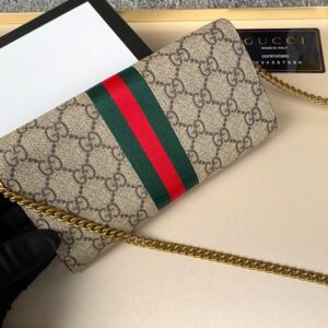 【AT9275】グッチGGモノグラムエンボス付き輸入牛革カードケース | Gucci Firenze