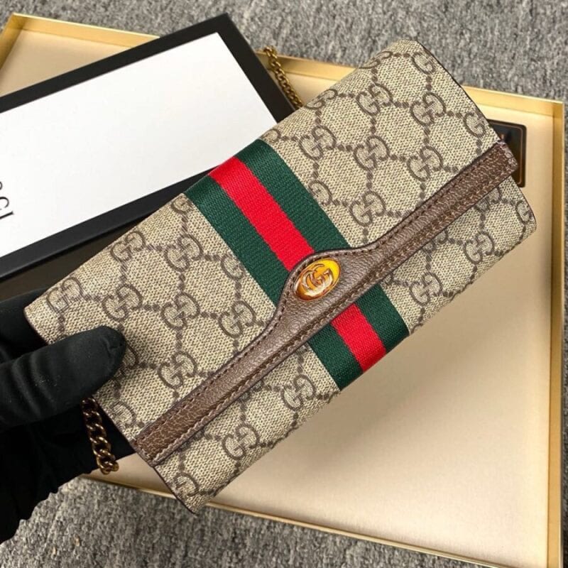 【AT9275】グッチGGモノグラムエンボス付き輸入牛革カードケース | Gucci Firenze