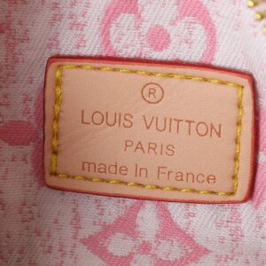 【AT9301】ルイ・ヴィトン（Louis Vuitton）ピンクモノグラム柄デニム ナノ・スピーディーハンドバッグ | Louis Vuitton